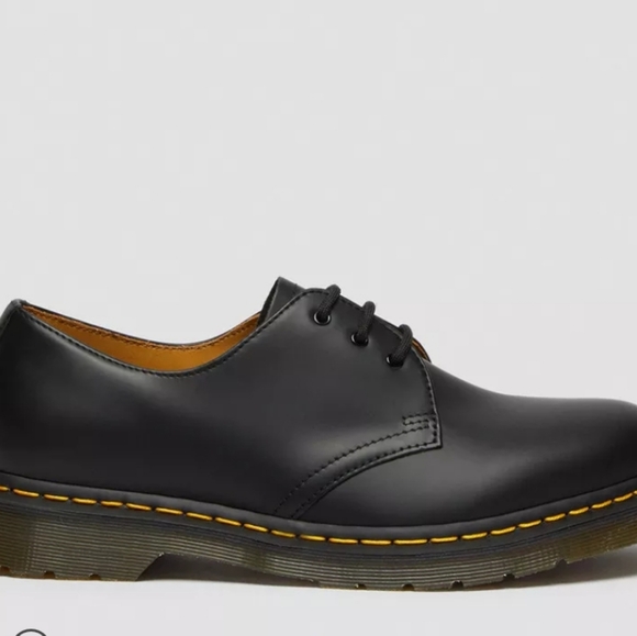 Prelove Unisex Dr Marten's Low Cut Original Boots Color Black Size M 14 L15 - Picture 3 of 6